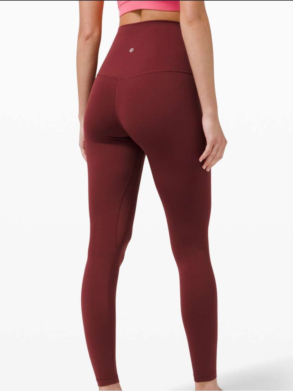 Lululemon Align maroon full length leggings